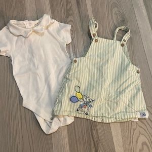 M&S 2 Piece Peter Rabbit Outfit Size 6-9 Months